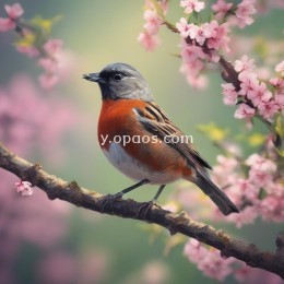 小鸟眷恋春天，因为它懂得飞翔才是生命的价值。